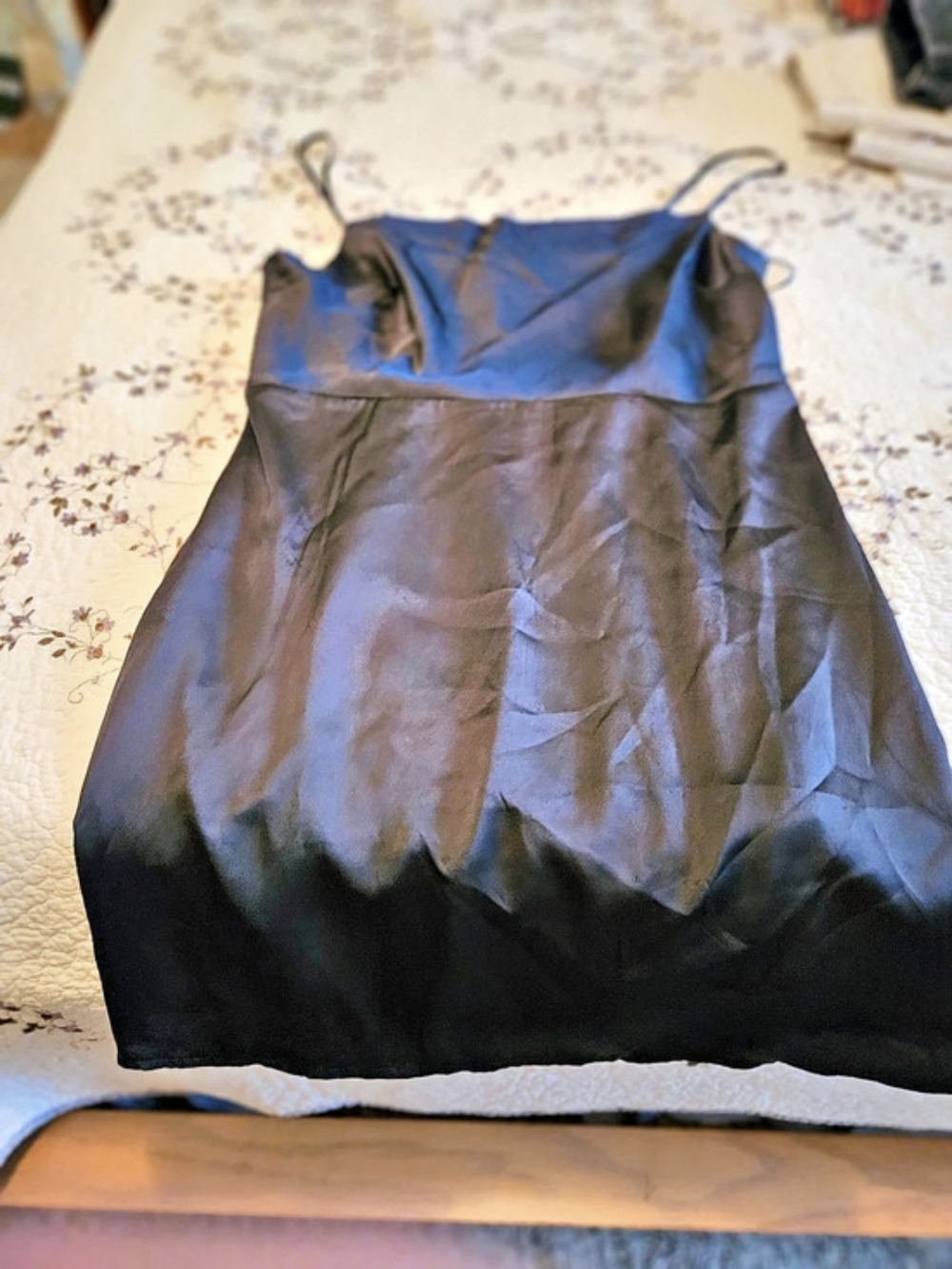 Hollister Mini Dress in Black & Blue Size XL Like New